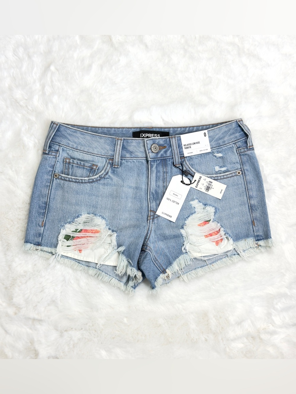 NWT EXPRESS Relaxed Low Rise Shortie